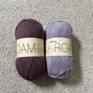 2x Wendy Roam Sock Yarn in Purple